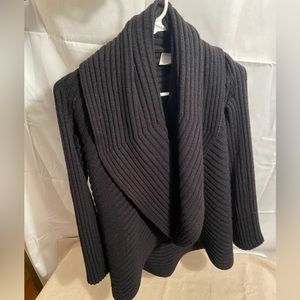 Black cowl neck sweater